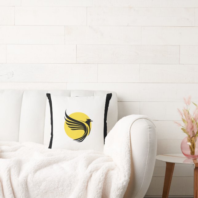 Oreiller accentueux Phoenix Rising, Coussin de mai (Canapé)