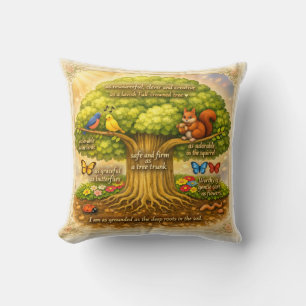 oreiller adorable et cosy pour égayer