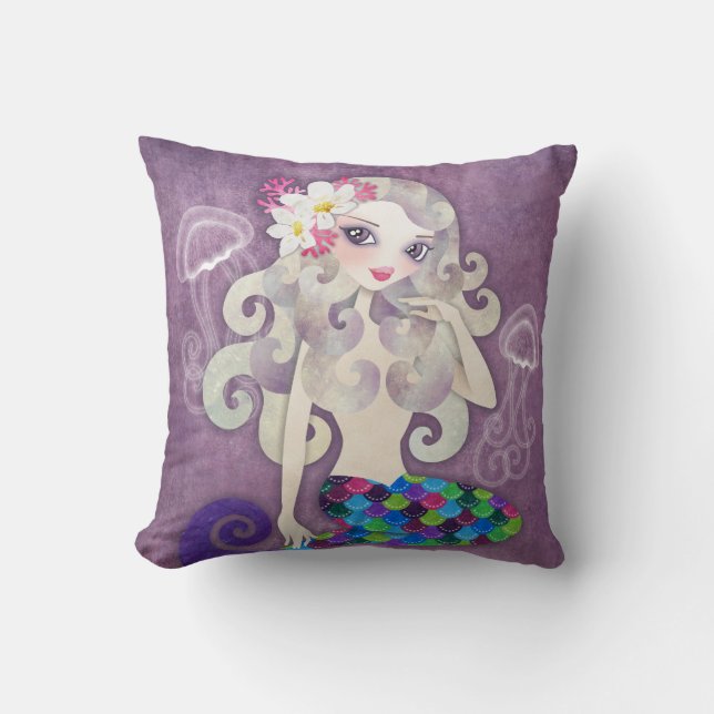Oreiller Amethyste Sirène American MoJo (Recto)