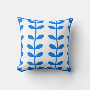 Oreiller aux vignes bleues et blanches