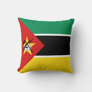 Oreiller avec drapeau du Mozambique