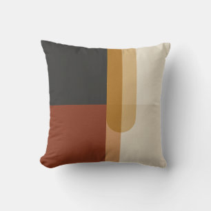 Oreiller Bauhaus Minimaliste – Bloc de Couleur Abs