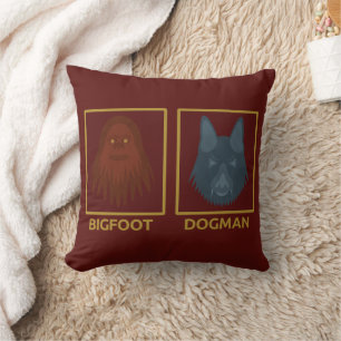 Oreiller Bigfoot & Dogman