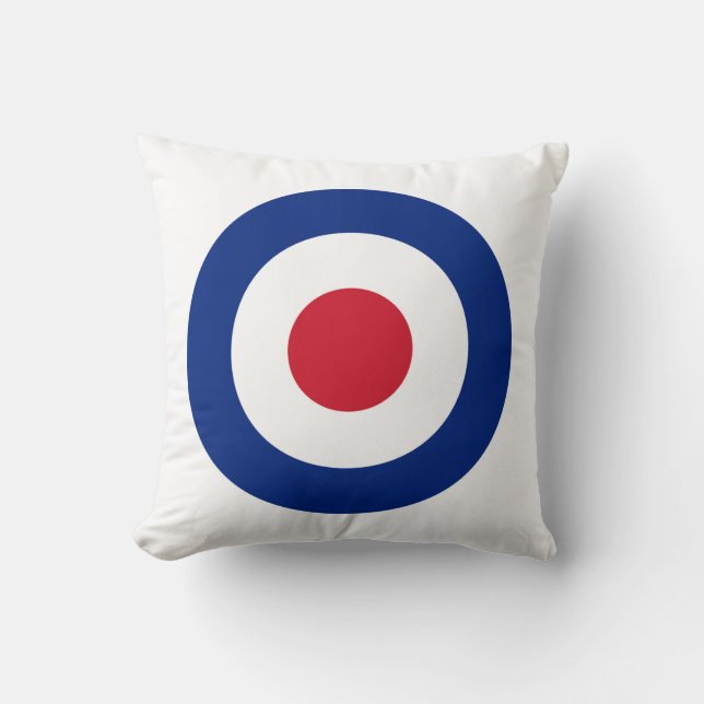 Oreiller bleu et blanc MOD | Cadeaux MOD (Recto)