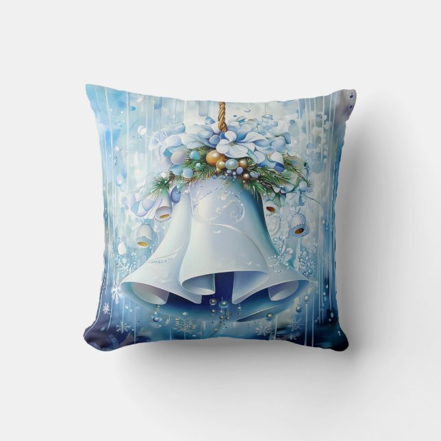 Oreiller bleu hiver (Recto)