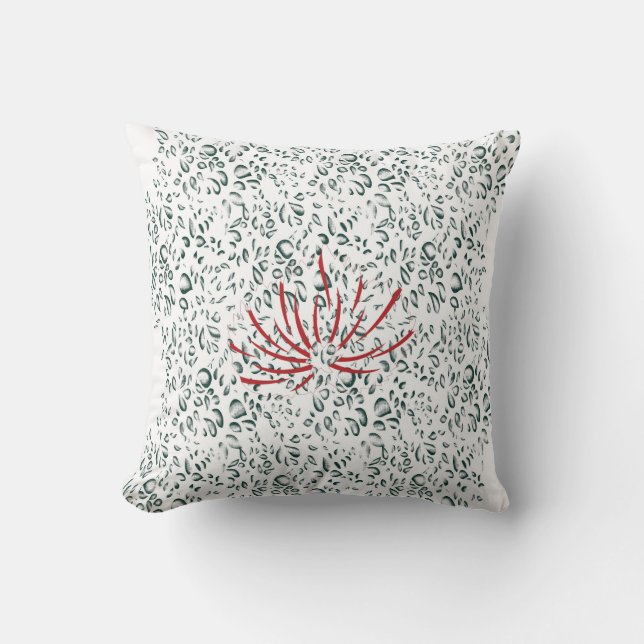 Oreiller Botanique Coussin Floral Décoratif (Recto)