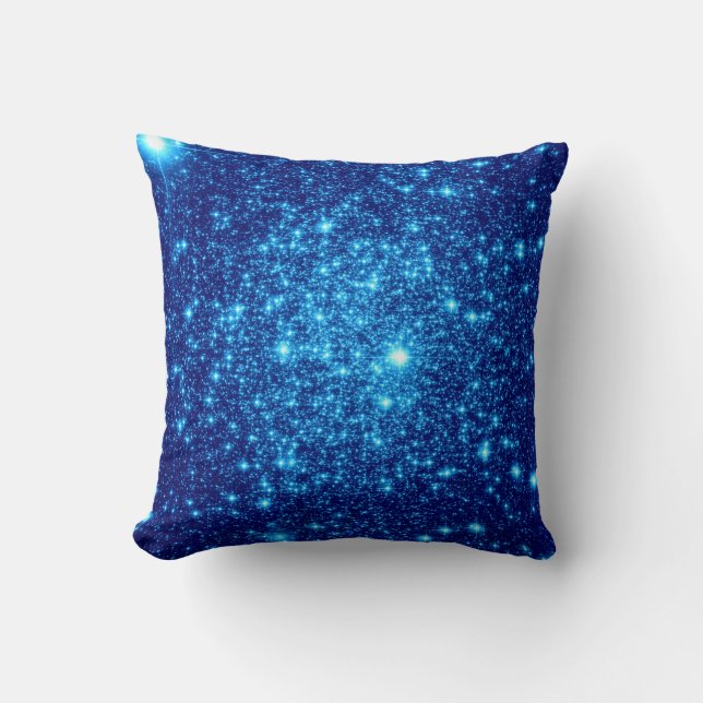 Oreiller Bright Blue Stars (Recto)