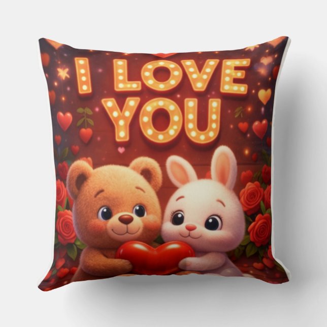 Oreiller cadeau de la Saint-Valentin (Verso)