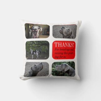 Oreiller Cadeau Personnalisé pour Éleveur de Dogue