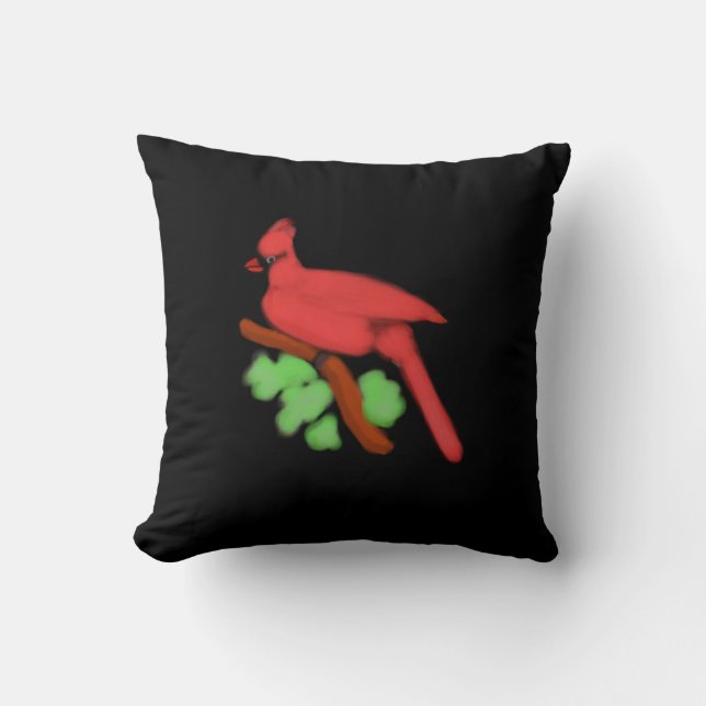 Oreiller Cardinal Throw personnalisable (Recto)