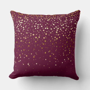 Oreiller carré Petite Étoiles Dorées Intérieur - V