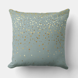 Oreiller carré Petite Golden Stars intérieur-Mer é