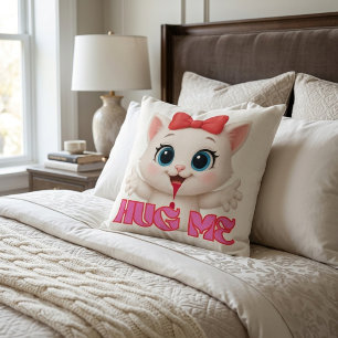 Oreiller Chat Mignon – Conception de Décoration Ma