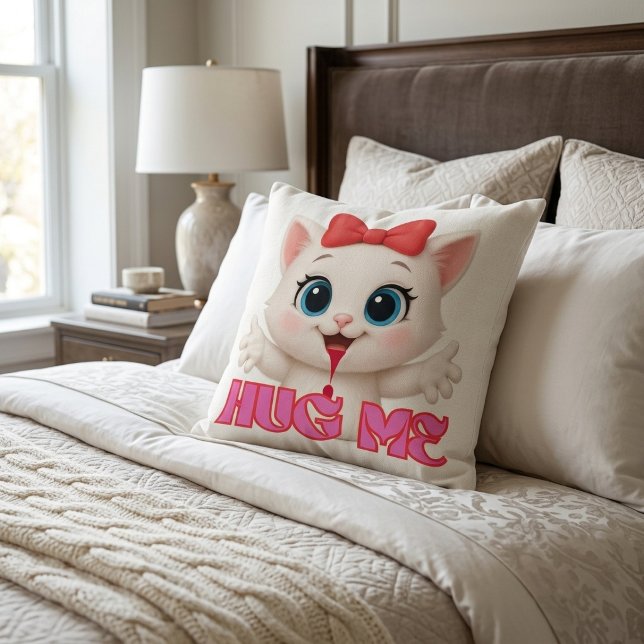 Oreiller Chat Mignon – Conception de Décoration Ma (cate pillow)