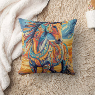 Oreiller Cheval – Élégant Coussin Décoratif