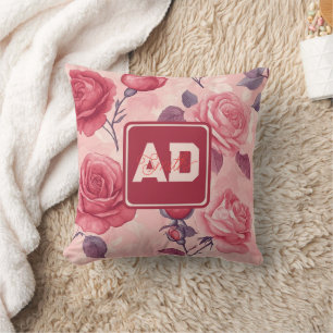 Oreiller Chic Romantique Rose Souvenir
