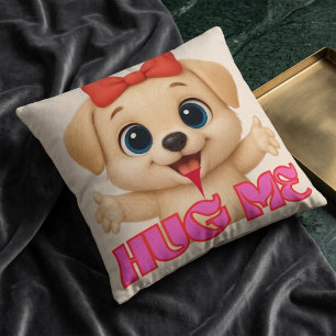Oreiller Chiot Adorable – Maison de Chien de Dessi