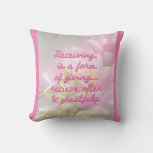 Oreiller Citation BuddhaToday V3 Grenouille Fleuri