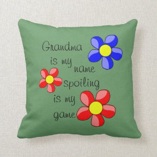 Oreiller citation grands-parents / petits-enfants 