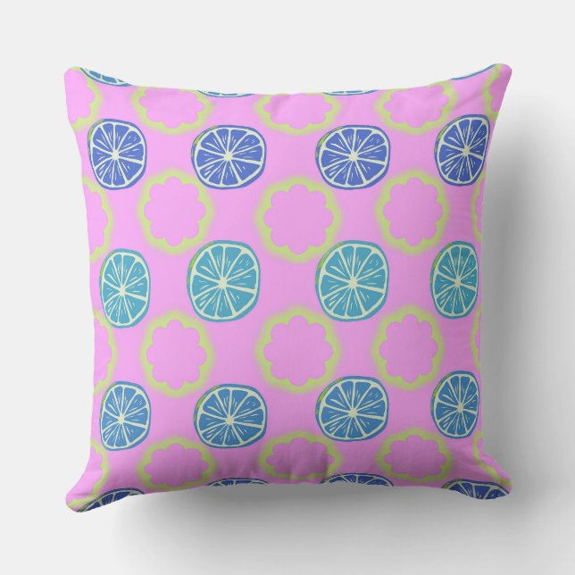 Oreiller Citron Motif Citron Fruit Décor Citron (Verso)