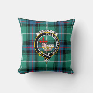 Oreiller Clan McLeod Tartan, Badge et devise