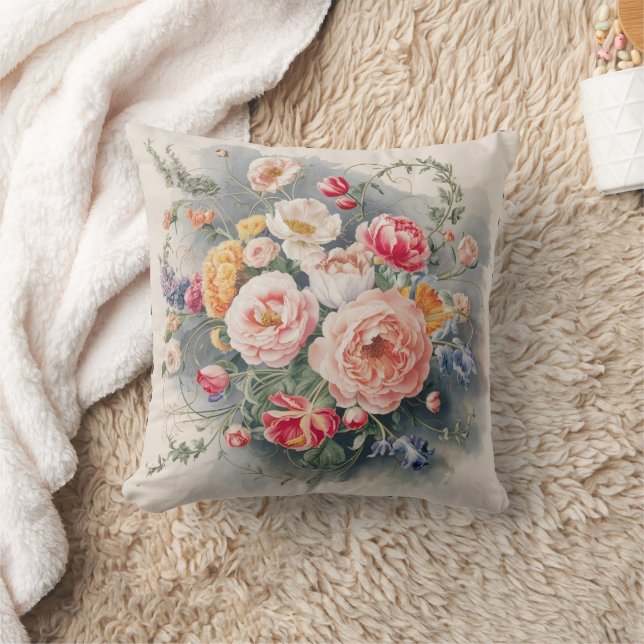 Oreiller corps Floral Belge (Couverture)