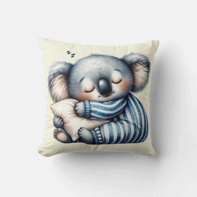 Oreiller couché Koala Oreille Jaillir (Recto)