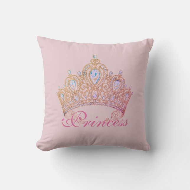 Oreiller Couronne de Princesse Rose (Recto)