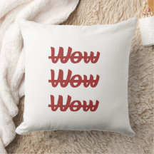 Oreiller | Coussin d'accent à typographie moderne