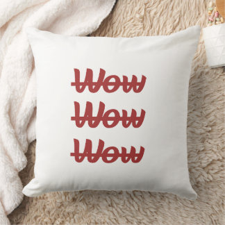 Oreiller | Coussin d'accent à typographie moderne