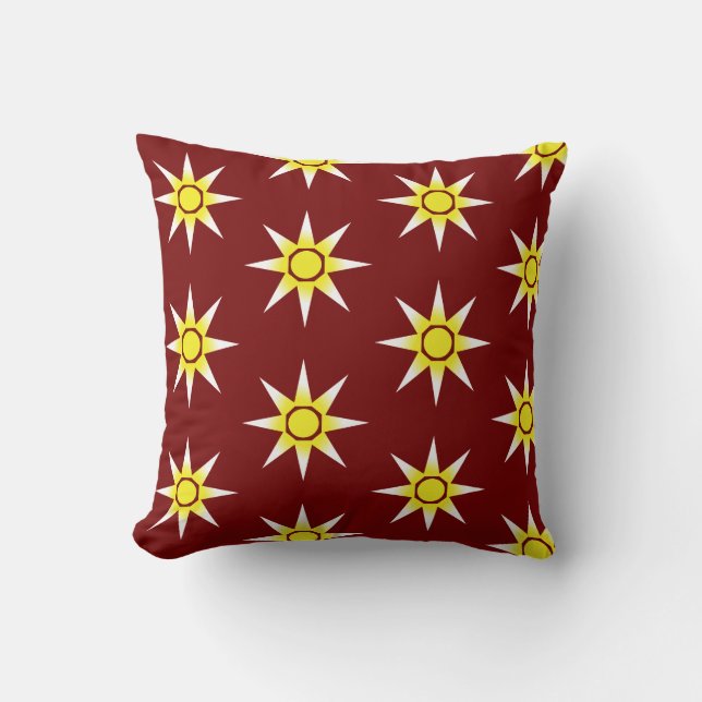 Oreiller Coussin de Soleil Magique Positif Motif (Recto)