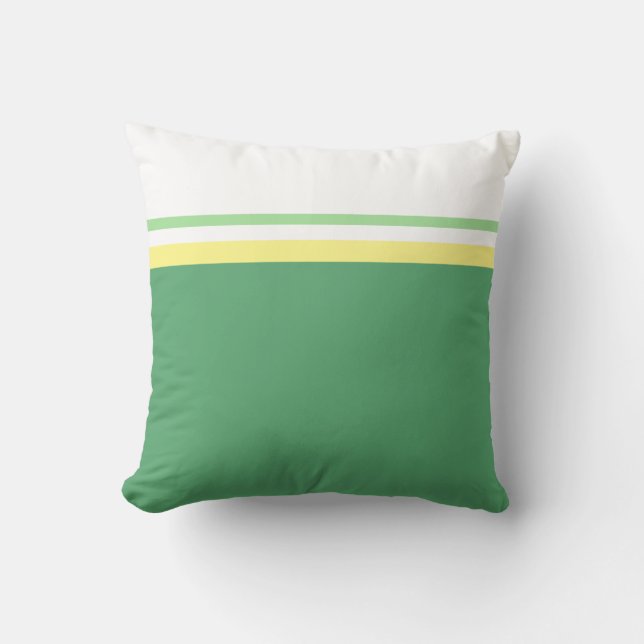 Oreiller Coussin Sections Lignes Abstraites (Recto)
