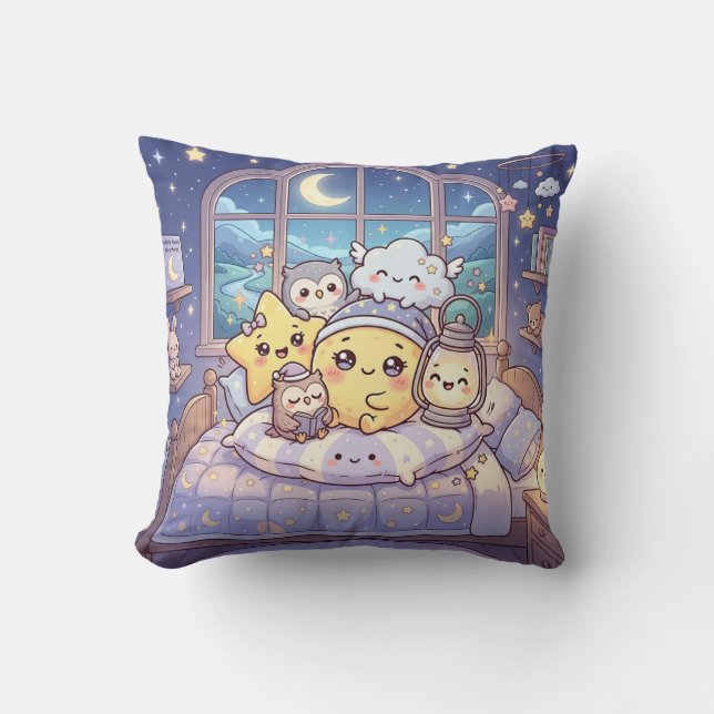 Oreiller Cozy Moon Star Friends (Recto)