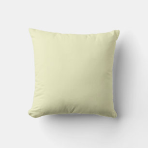 Oreiller crème personnalisé avec monogramme minima