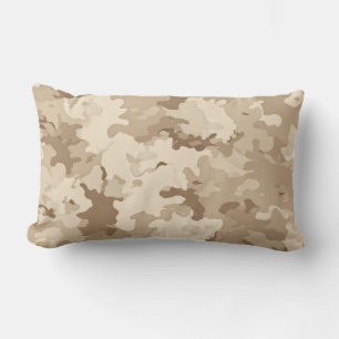 Oreiller d'accent à impression de camouflage milit