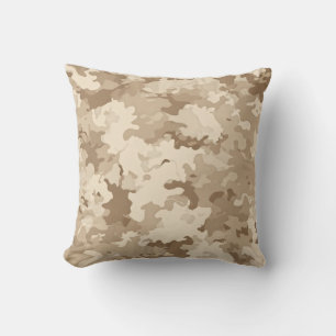 Oreiller d'accent à impression de camouflage milit