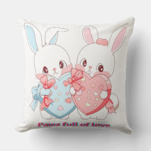 Oreiller d'art de chat mignon pour nurserie, chamb