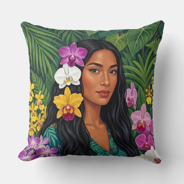 Oreiller d'art tropical (Recto)