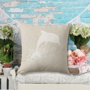 Oreiller Dauphin Tan Et Blanc