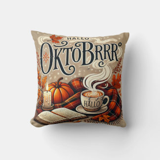 Oreiller d'automne "Hello Octobrr"