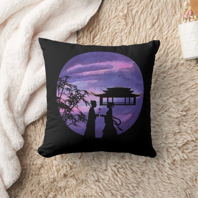 Oreiller de balade en bateau au clair de lune roma (Couverture)