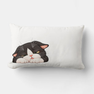 Oreiller de chat en smoking drôle – Chat jugeant m