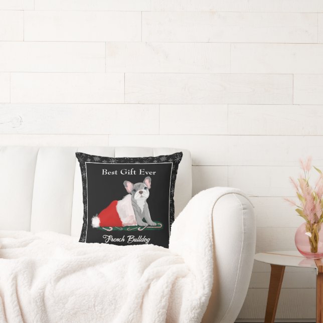 Oreiller de chiot Bouledogue français avec chapeau (Canapé)