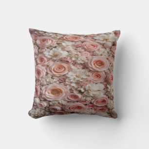 Oreiller de Confort Floral Rose Doux Sommeil