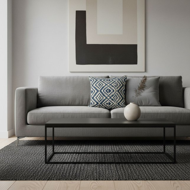 Oreiller de décoration à motif géométrique abstrai (Créateur téléchargé)