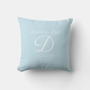 Oreiller de décoration avec monogramme pour cadeau