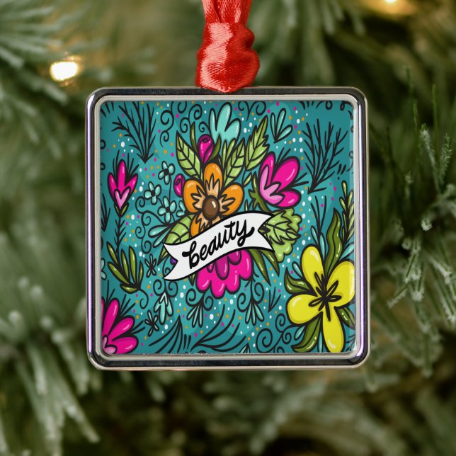 Oreiller de décoration Beauté avec des fleurs (Arbre)