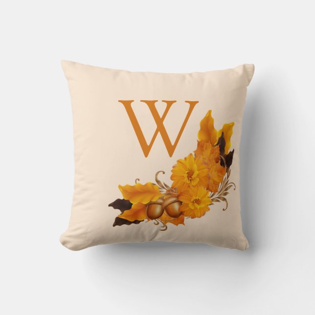Oreiller de décoration de maison pour l'automne et (Recto)