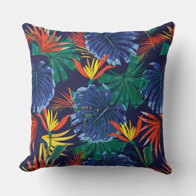Oreiller de décoration Palmiers Tropicaux (Recto)