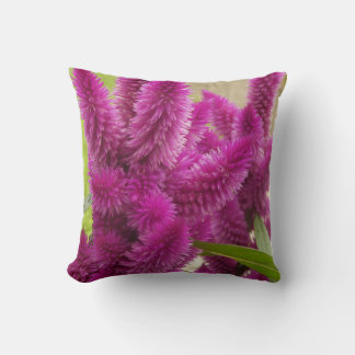 Oreiller de décoration tendance avec image de fleu